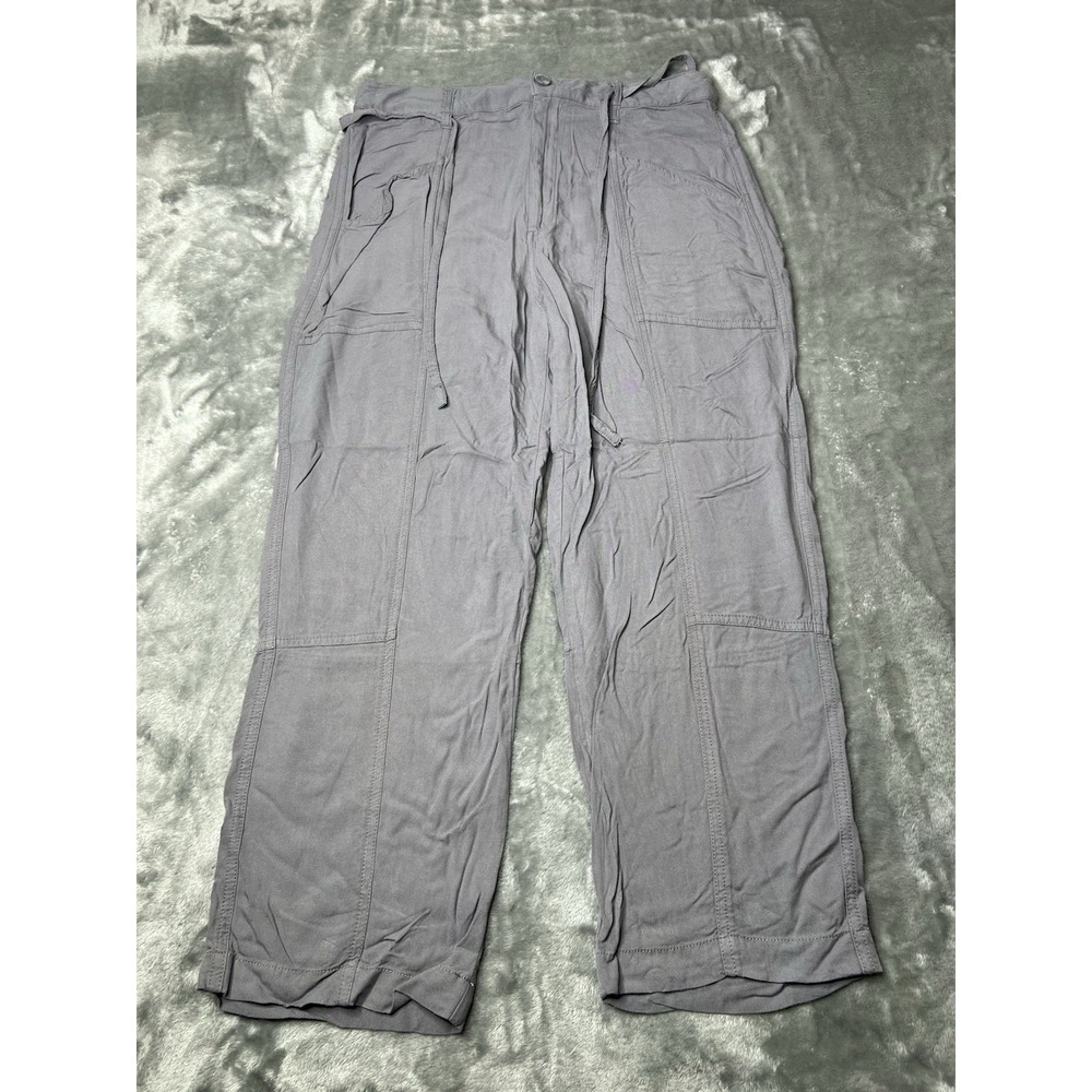 Rewash Pants 9/29 Womens Black Cargo Joggers Elastic Waist Rayon